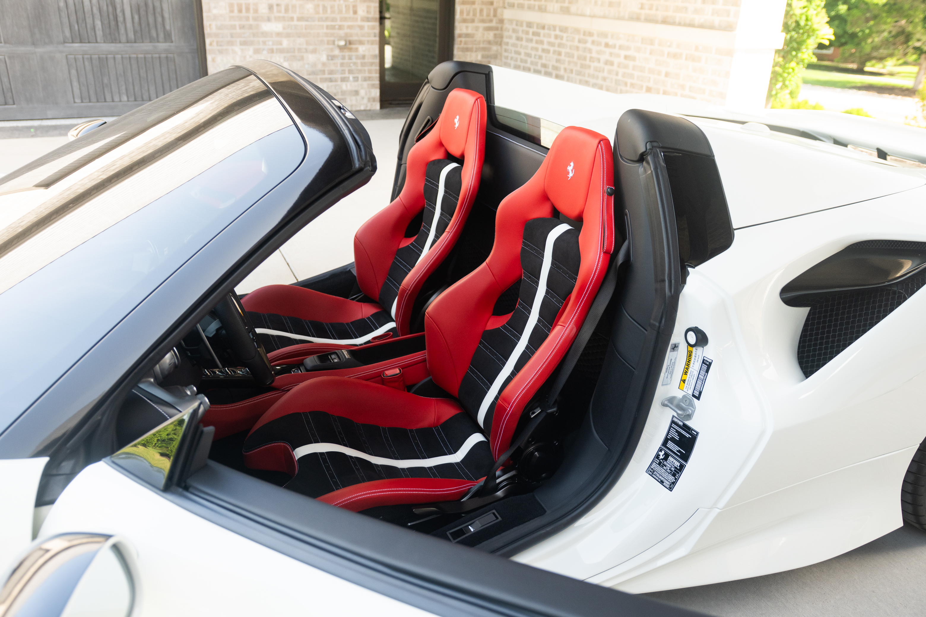 Bianco Avus. Racing Seats. Nothing Subtle About It.